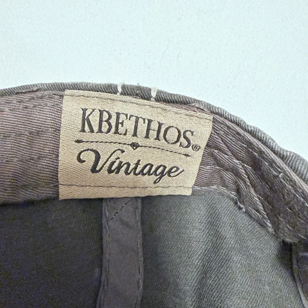 KBETHOS Dog Mom Baseball Cap‎ Women OS Gray Good Distressed Frayed Patch Hat
